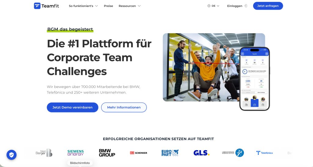 Klima App Teamfit