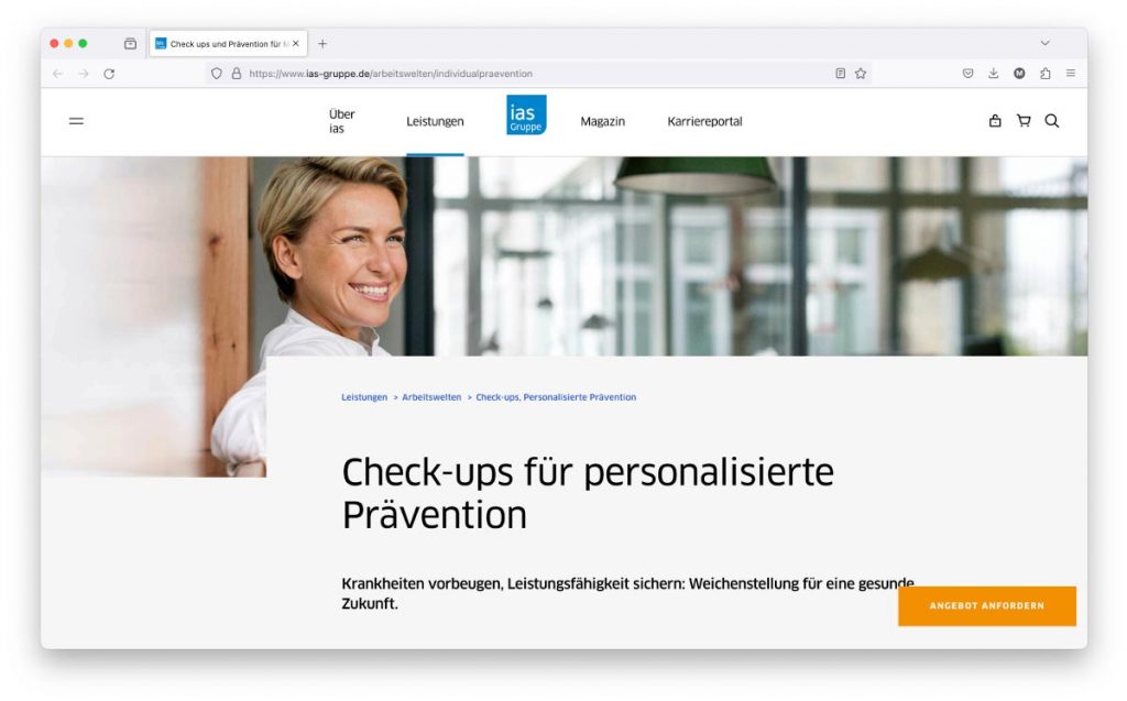 iAS-Gruppe ias-Gruppe Health Checkups