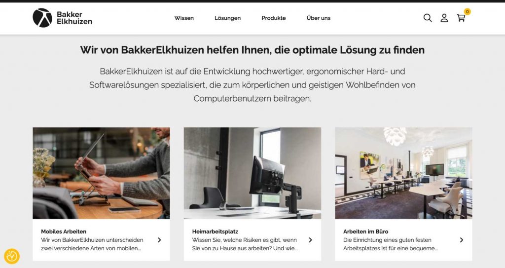 BakkerElkhuizen Hersteller ergonomischer Büromobel und Zubehör 