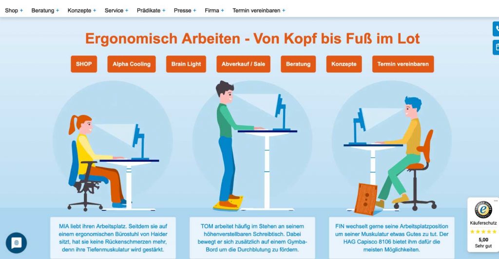 Ergonomisch und akustisch optimiert mit ErgoObject Hamburg