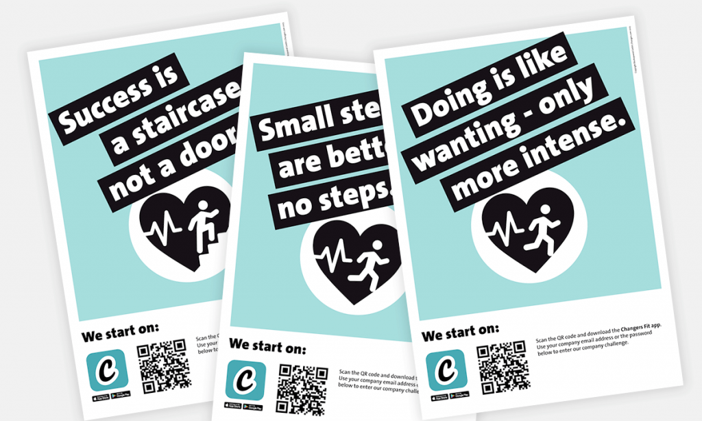 Step challenge promo materials - Posters